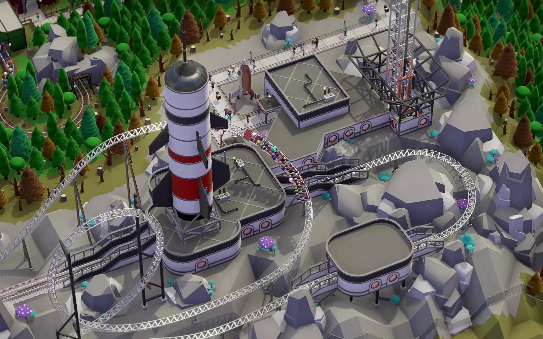 Parkitect game screenshots