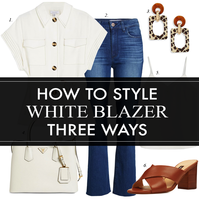 Daily Style Finds Three Ways to Style White Blazer