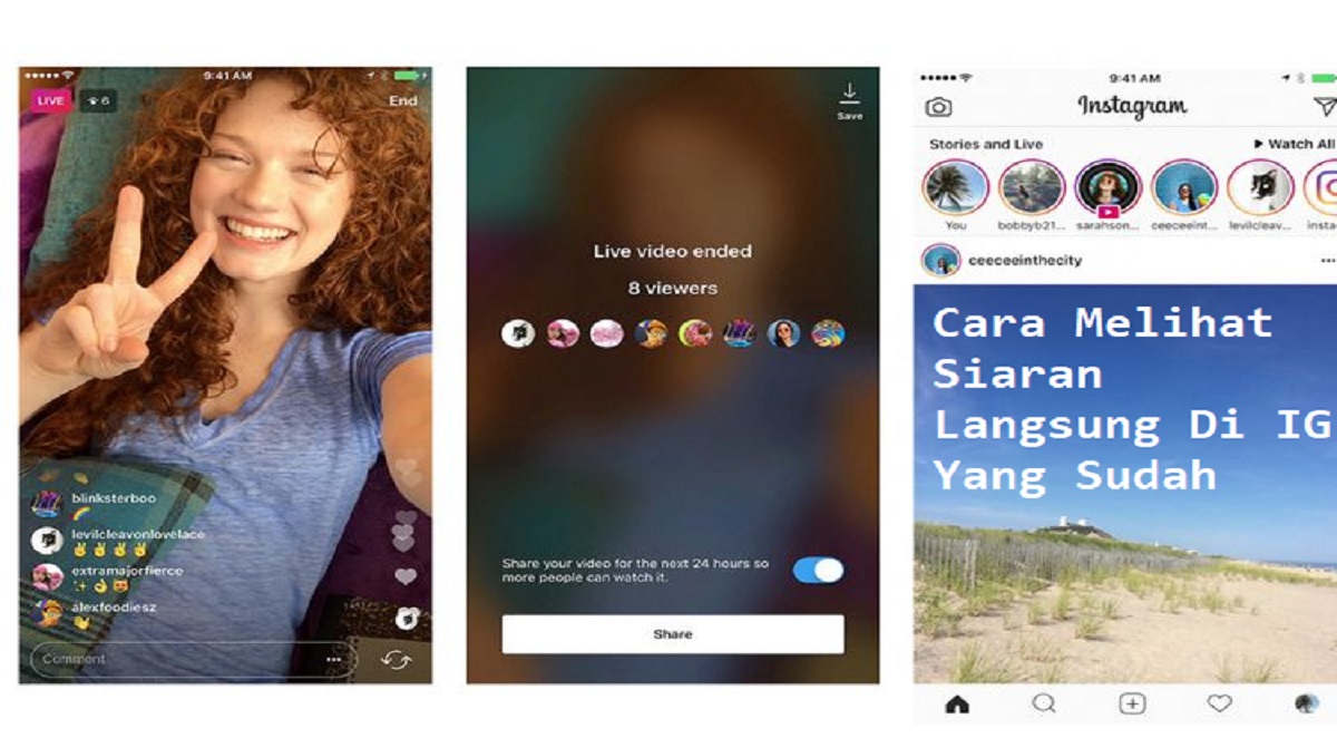Cara Melihat Siaran Langsung Di IG Yang Sudah Berakhir