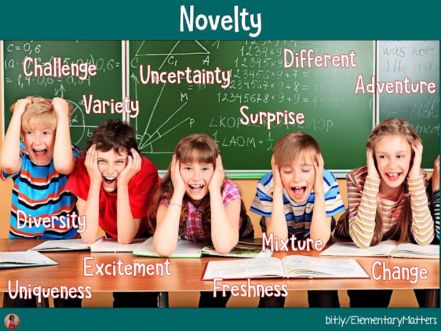 Predictability and Novelty: Here are some ideas for teachers to help reach these two needs in their students.