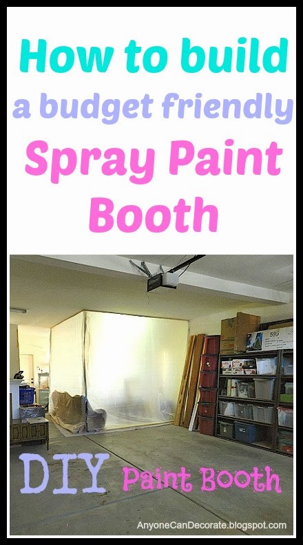 Anyone Can Decorate: DIY Garage Spray Paint Booth