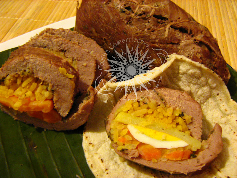 Cocina Costarricense: lomo relleno
