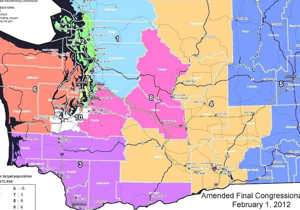 Washington State Voting Districts Map 2024 - London Top Attractions Map
