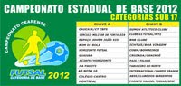 CAMPEONATO ESTADUAL SUB 17 MASCULINO - 2012