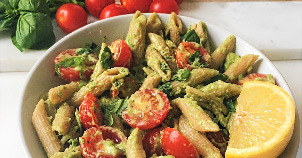 QUICK AND EASY BASIL AVOCADO PASTA SIMPLE RECIPES