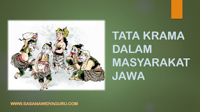 Tata Krama dalam Masyarakat Jawa