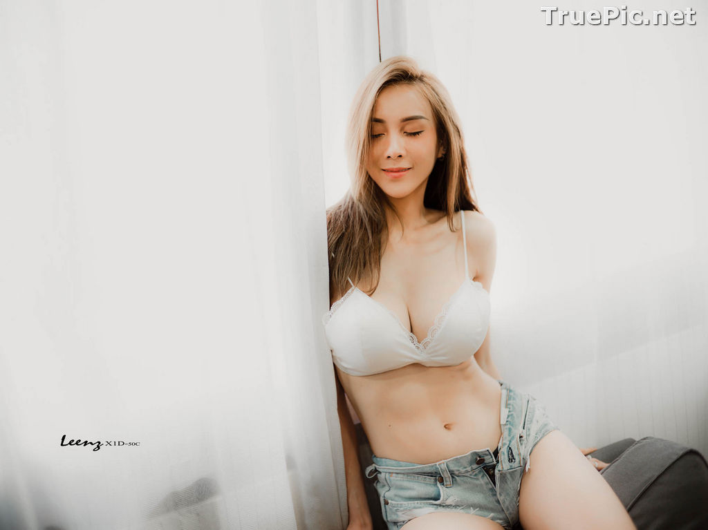 Image Thailand Model - Soraya Upaiprom - White Bra and Jean Short Pants - TruePic.net - Picture-27