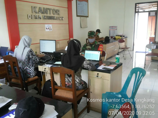 Upaya Pencegahan Covid-19, Babinsa Koramil 22/Wonosari Lakukan Pendataan Pendatang Diwilayahnya 