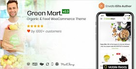 Download Free GreenMart Nulled v2.4.0 - Organic & Food WooCommerce WordPress Theme