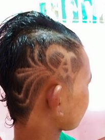 Pangkas Rambut Jhadi Tranz Gaya Skin Batik Tato Gambar