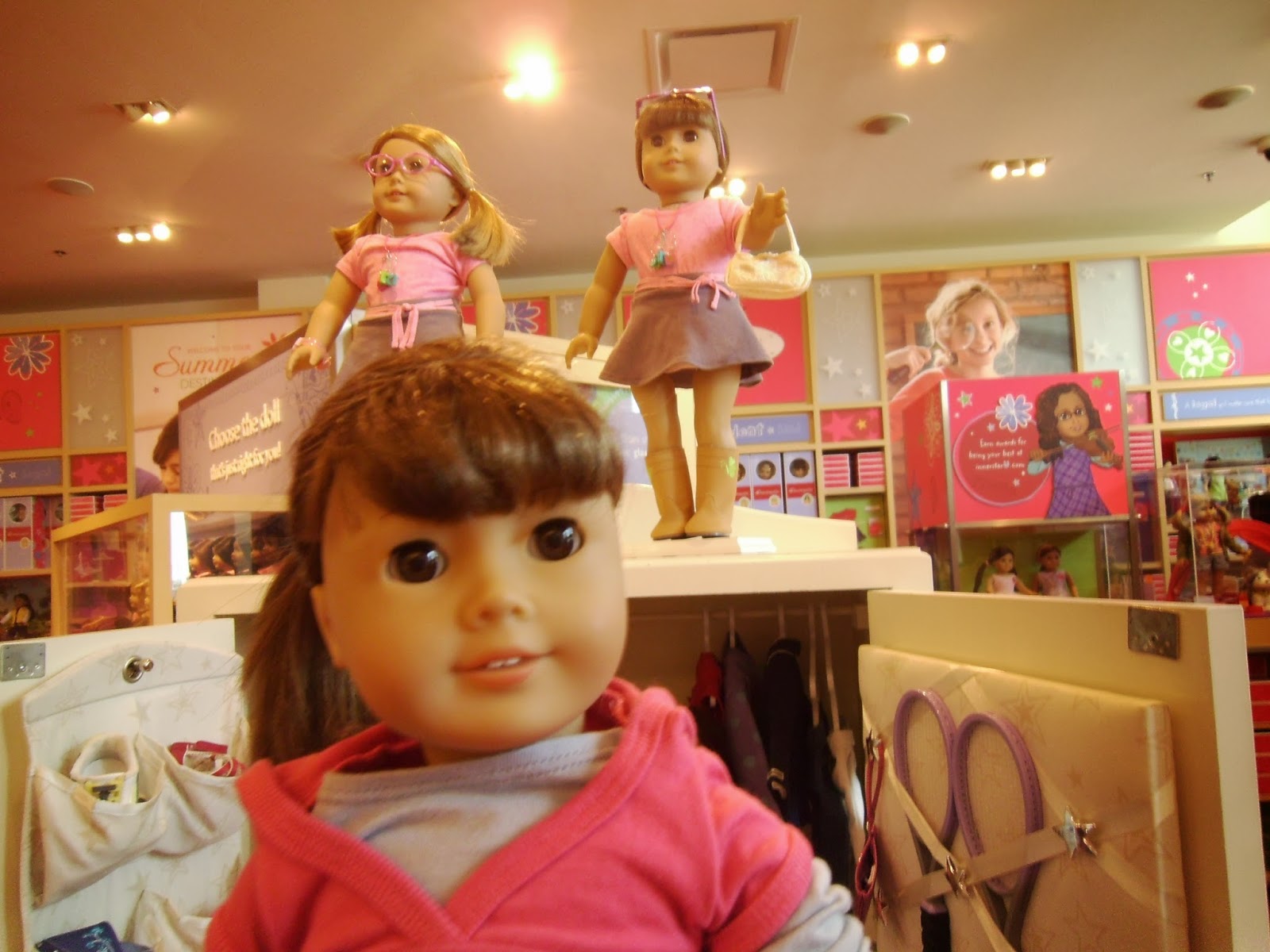 american girl doll store trip