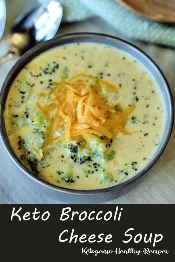 Keto Broccoli Cheese Soup Dinner Recipes Chicken Healthy Low Carb