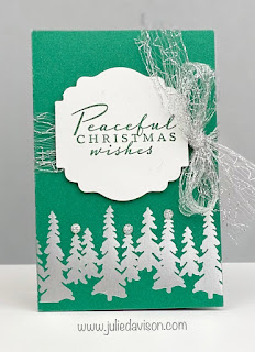 October 2021 Paper Pumpkin: 5 Alternative Peaceful Christmas Projects ~ www.juliedavison.com #stampinup #paperpumpkin