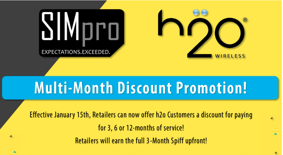 H2O Wireless Now Offering Multi-Month Discounts | Prepaid Phone News