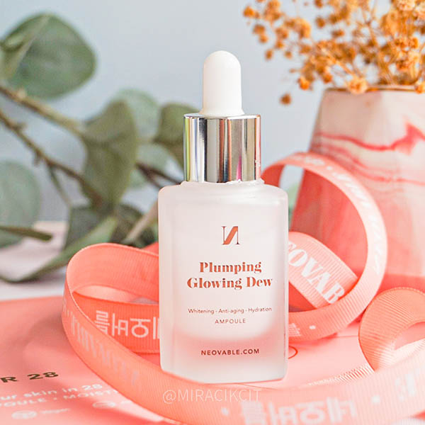 Review Neovable Plumping Glowing Dew Ampoule Review