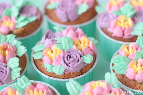 Anzeige Ostern Zu Hause Easy Blumen Cupcakes Mit Tchibo