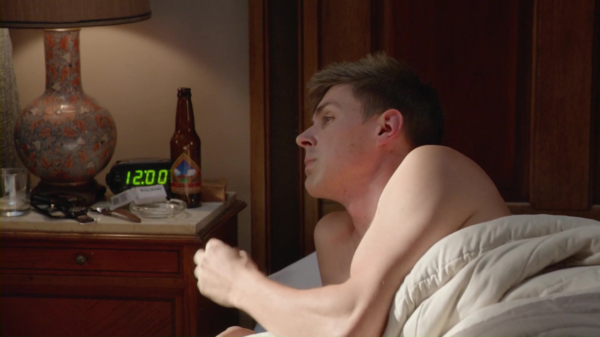 Chris Lowell nude in Graves 1-04 "That Dare Not Speak" .