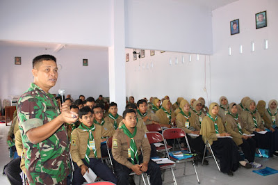 PASITER KODIM SRAGEN TANAMKAN NILAI BHINEKA TUNGGAL IKA PELATIHAN JAYA MELATI-I