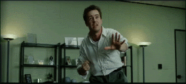 edward norton fight himself gif ile ilgili görsel sonucu