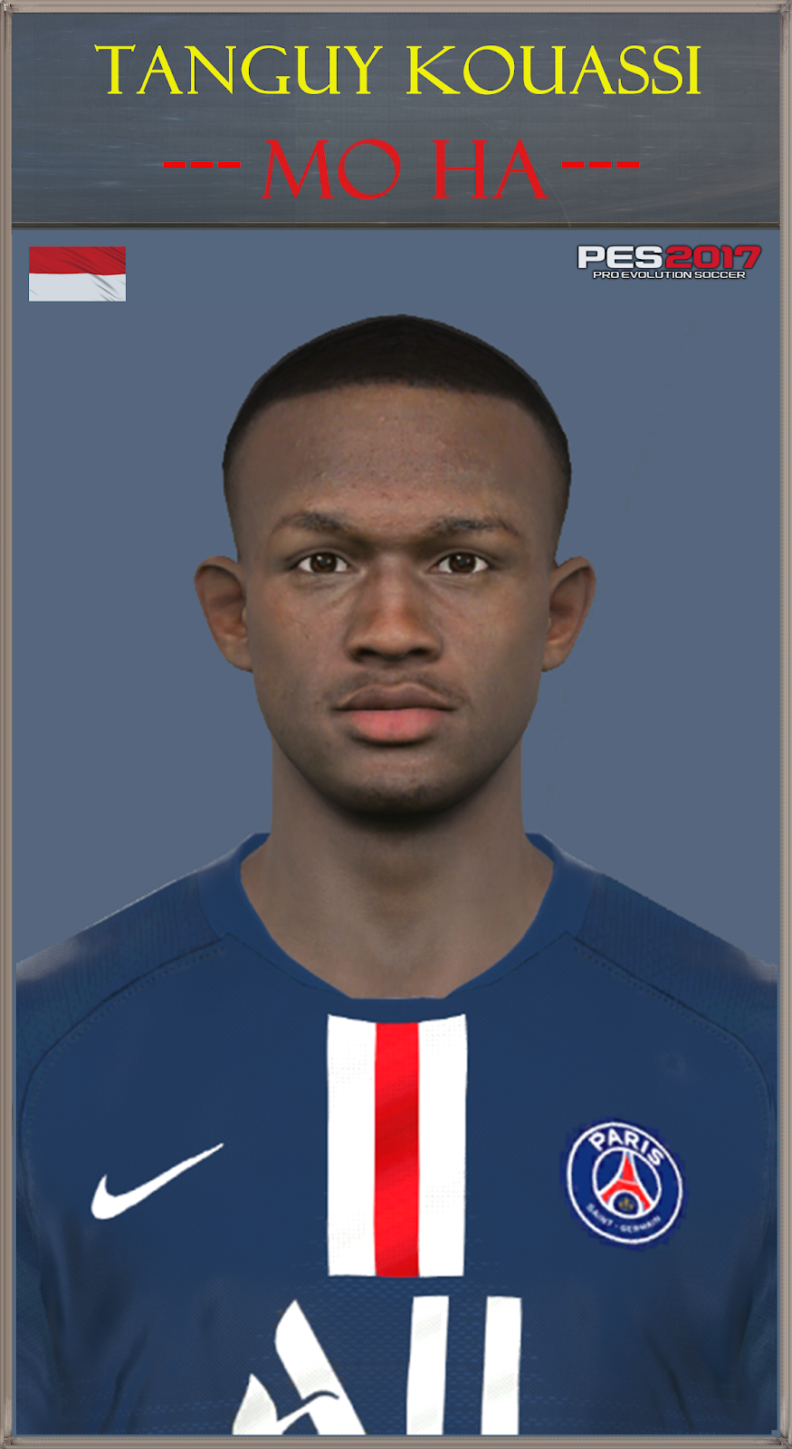 Pes 2017 Faces Tanguy Kouassi By Mo Ha Soccerfandom Com Free Pes Patch And Fifa Updates