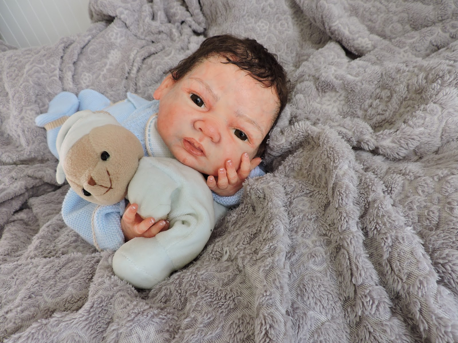 Full Body Soft Solid Silicone Baby doll/REBORN SILICONA Drink fluids