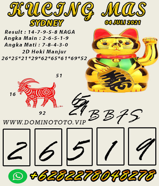Prediksi Syair Sydney 4 Juli 2021 Syair Togel Sdy Pangkalantoto