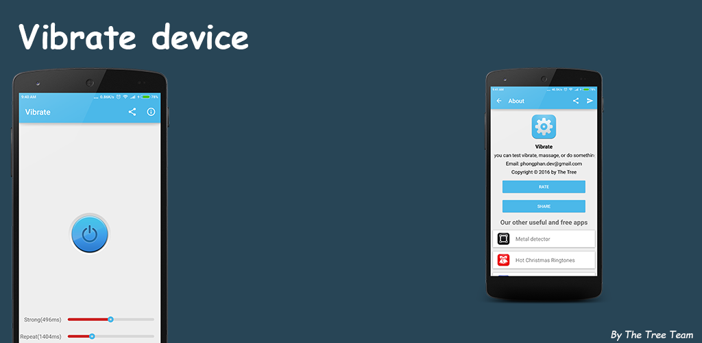 The Tree Team - Look To The Future: Turn android phone to vibrate device