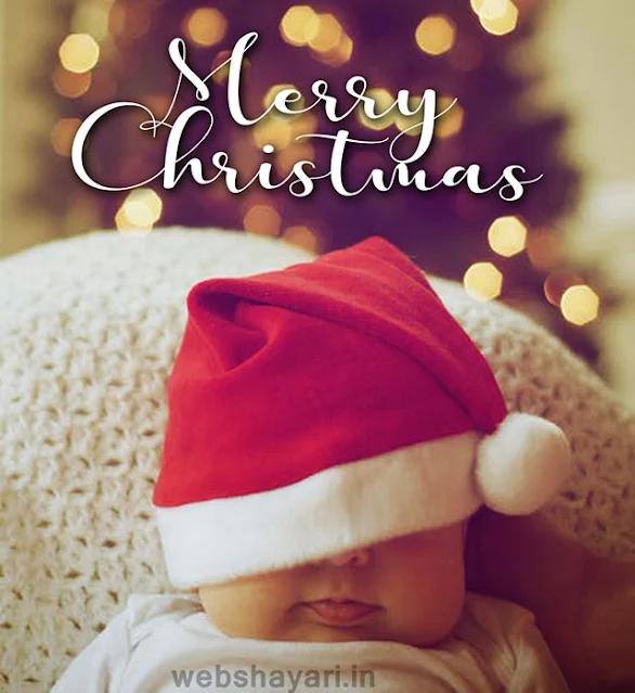 cute merry christmas images with baby