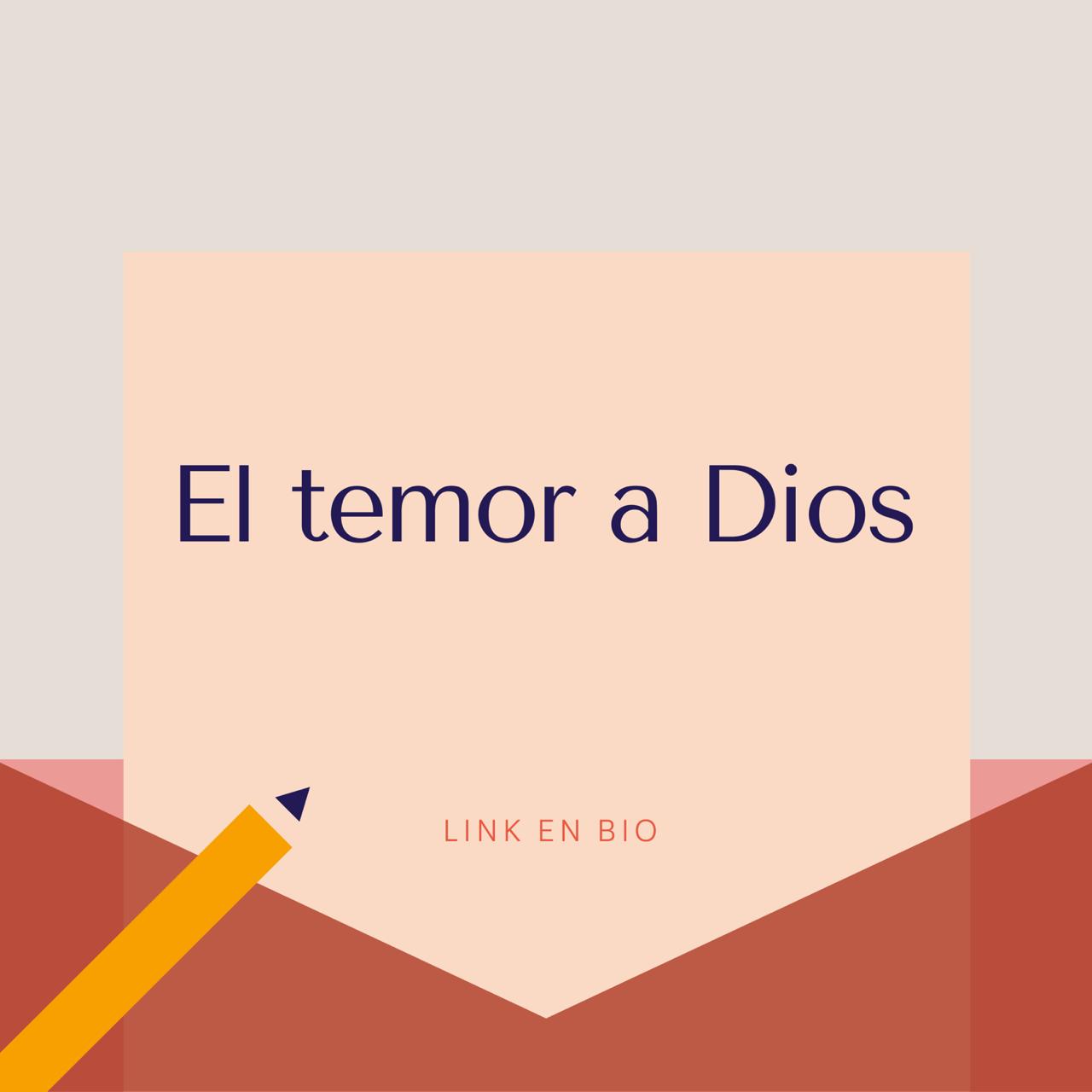 El temor a Dios