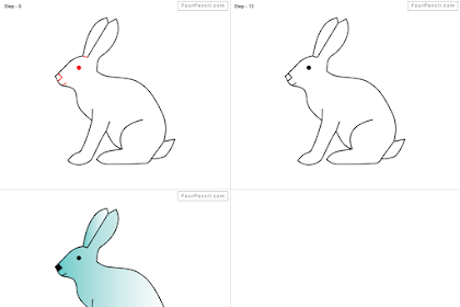 how to draw a rabbit Rabbit drawing easy step by step
