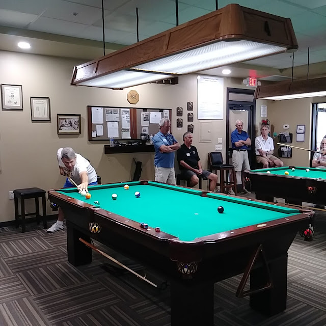 Pool Players of The Brooke vs Iron Oaks Breakers Pool League from Sun Lakes