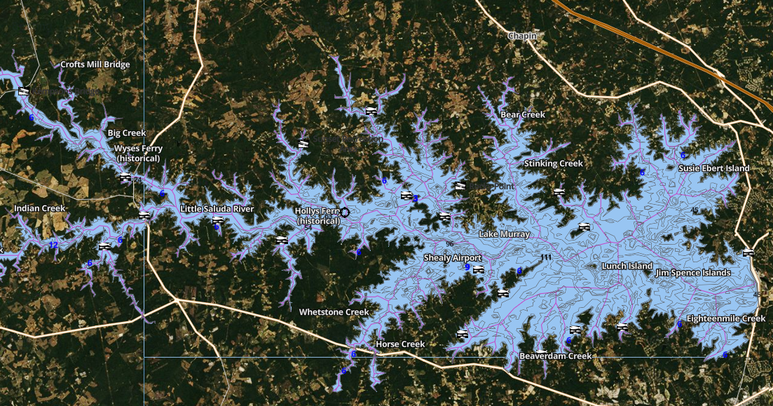 iBoating Forrest Wood cup at Lake Murray SC