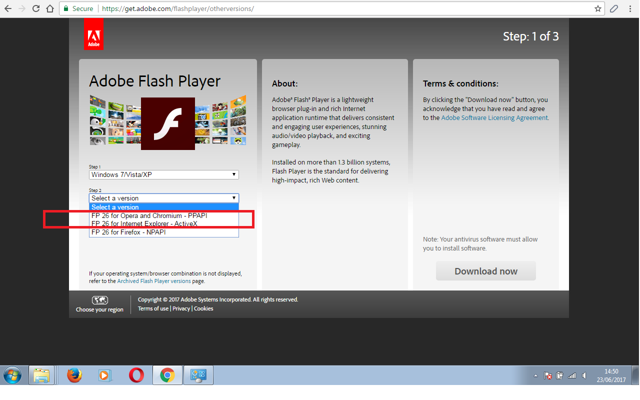 flash player activex 11.9