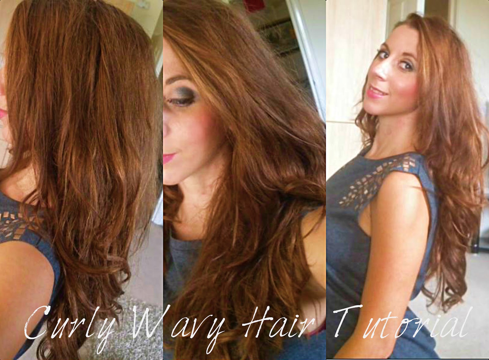 Curly Wavy Hair Tutorial featuring Halo Hair Extensions Miss Sunshine