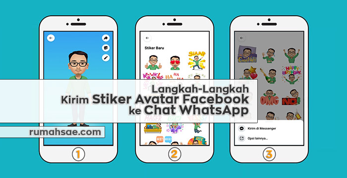 Cara Kirim Stiker Avatar Facebook ke Chat WhatsApp