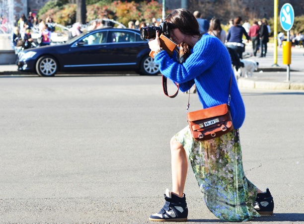 Cobalt blue streetstyle