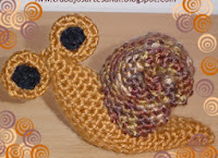 PATRON GRATIS CARACOL AMIGURUMI