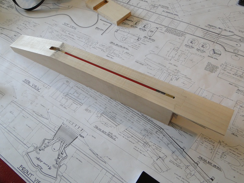Scott's Notes Archtop Guitar Build Fingerboard and Neck Extension