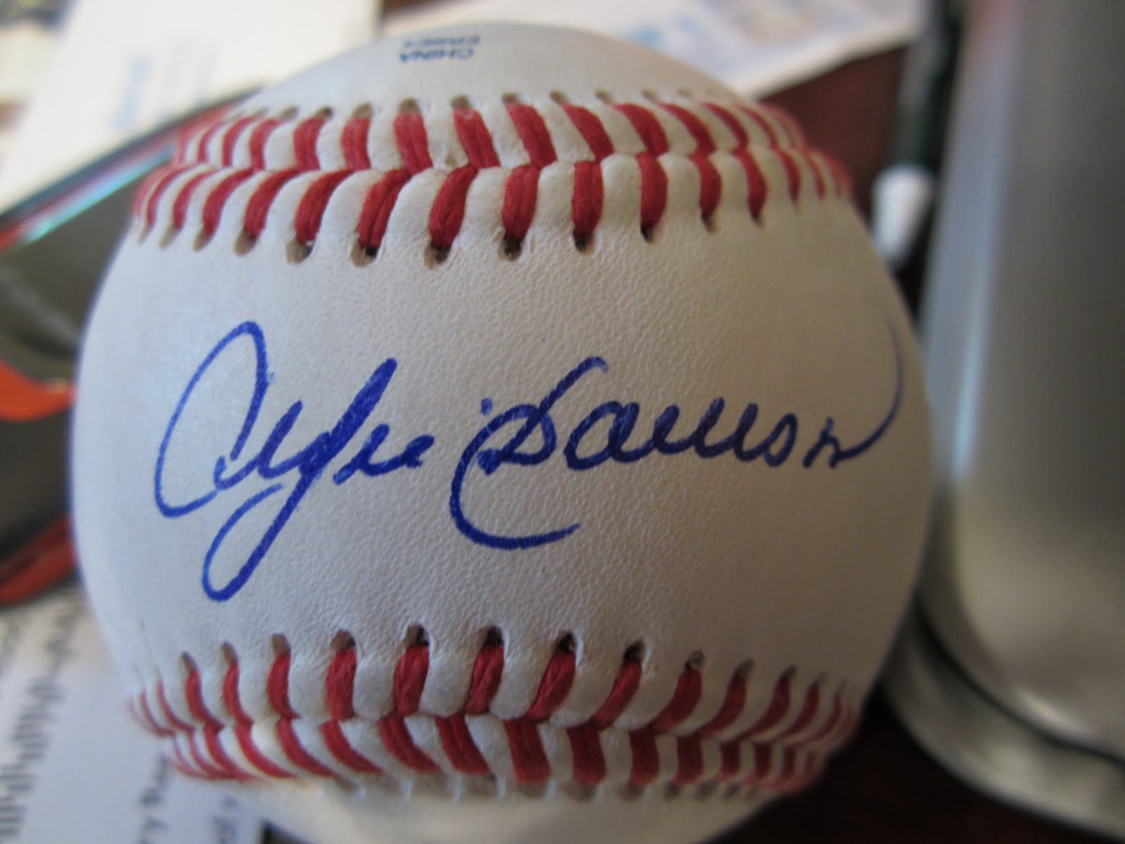 foul bunt Hall of Fame TTM Success Andre Dawson