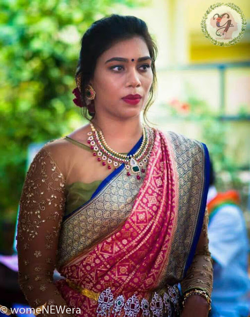 Full Sleeves Net Blouse Full Sleeves Net Blouse