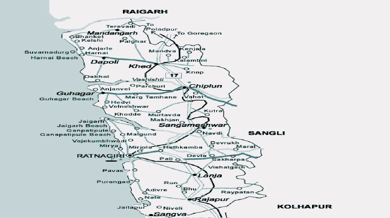 Ratnagiri District Map