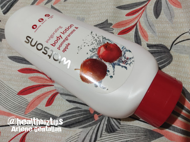 Watsons Pomegranate & Apple Body Lotion Review | @healthbiztips