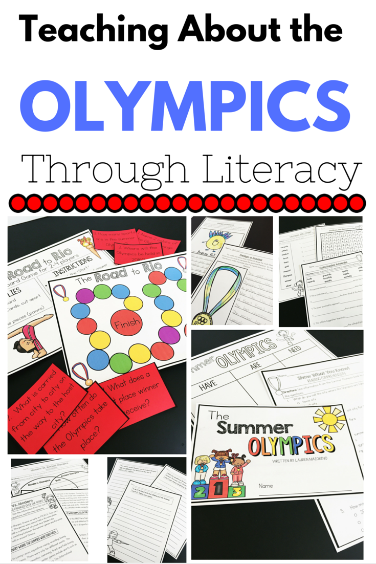 Teaching About the Summer Olympics Through Reading Teaching in Stripes
