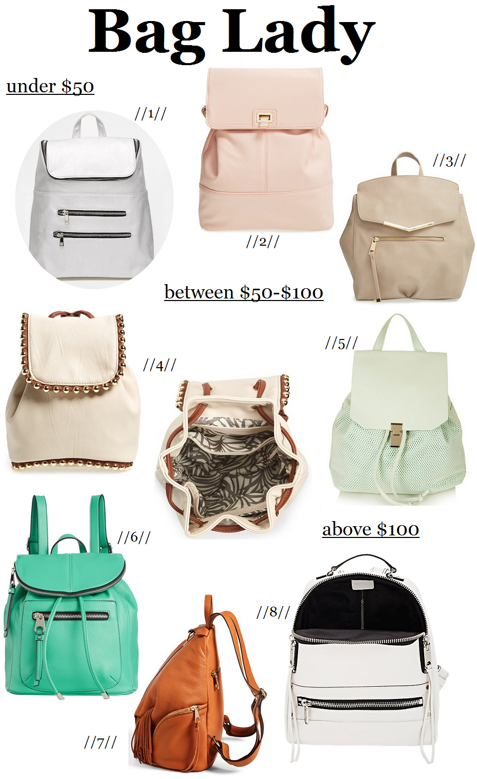 Bag Lady Backpacks | Oh to Be a Muse