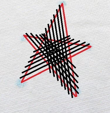 Thêu ngôi sao đặc - Hình 2