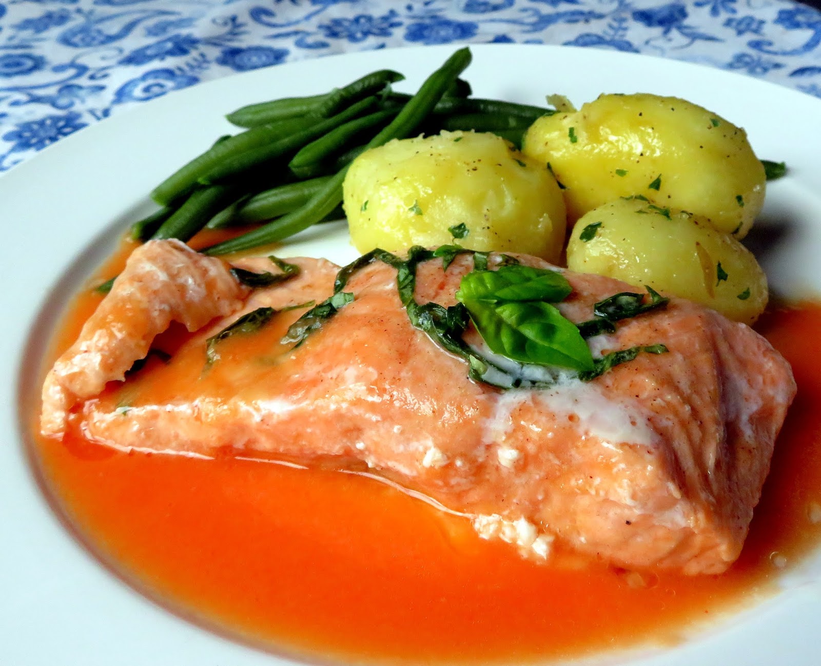 Steamed Sea Trout with a Ginger & Tomato Sauce The English Kitchen