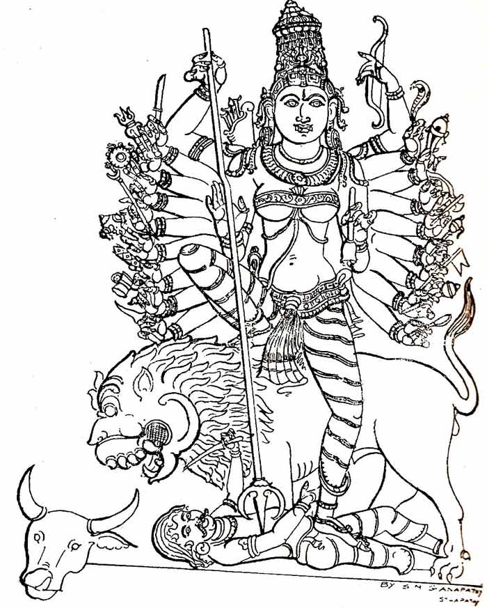 Durga MahishasuraMardini by r3m1stikn on DeviantArt