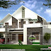 2873 square feet sloped roof villa