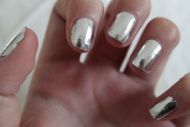 the beauty series uk beauty blog nail rock metallic silver wraps