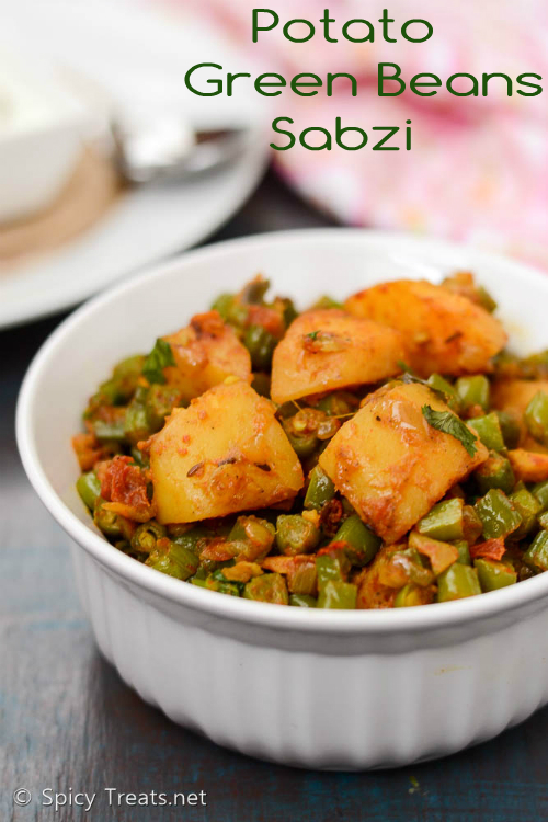 Punjabi Aloo Beans Sabzi